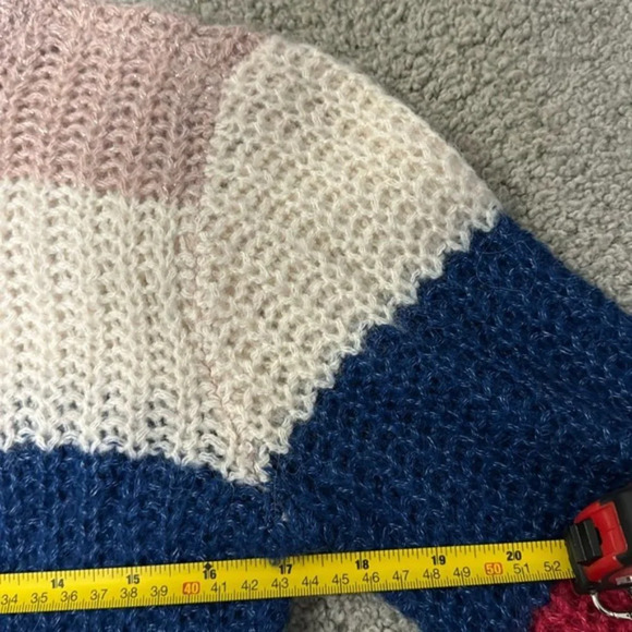 Colorful Striped Abercrombie & Fitch Rib  Knit Sweater - Picture 8 of 9